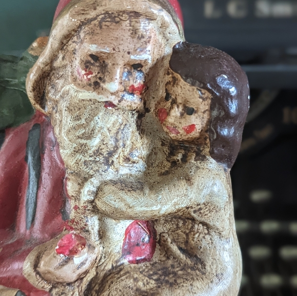 Vintage Santa. Fairfield Folkart, made in USA, chalkware. 10" - Picture 2 of 5